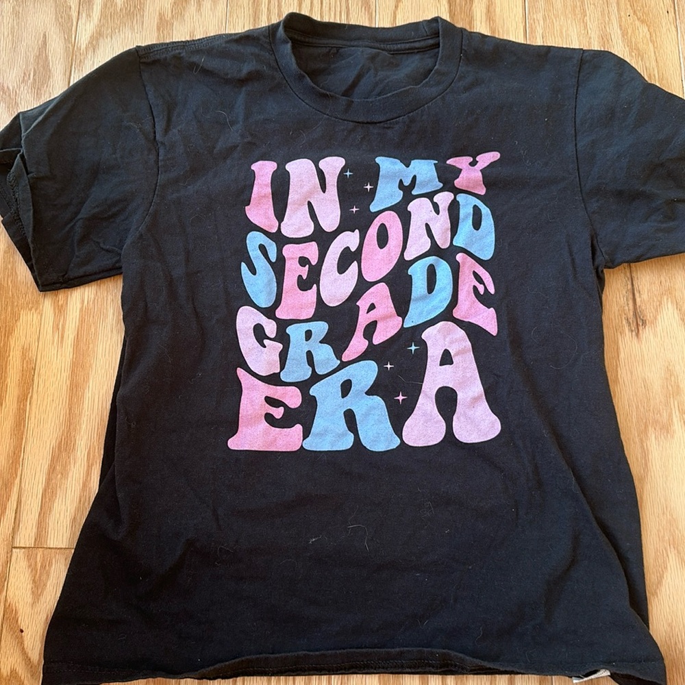 Youth M “2nd Grade Era” Swiftie shirt
